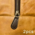 thumbnail image 6 of Yunhgft 2 Pieces Zipper Pulls Pullers Zip Pulls Zipper Heads for Bag Boot Purses Luggage Coffee Copper Hoop, 6 of 9