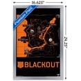 thumbnail image 3 of Call of Duty: Black Ops 4 - Blackout Map Wall Poster, 14.725" x 22.375", Framed, 3 of 3