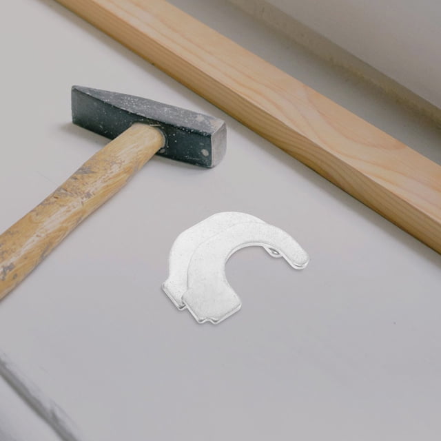 CRAFTHROU 2Ud Accesorios Para Andamios Gancho Plata Con Seguro Para Plataformas De Construcción