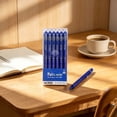 thumbnail image 6 of 6-Pack Retractable Erasable Pens,0.5mm Extra Fine Gel Ink Pens for Dorm Study,Home Office Supplies,Note Taking and Daily Planner,Premium Friction Pens for Adults(Blue), 6 of 9