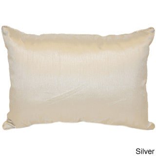 American Pillow Solid Faux Silk 12 x 18-inch Decorative Throw Pillow