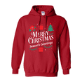 thumbnail image 5 of Gildan Men's Christmas Pocket Hooded Sweatshirt, Xmas Graphic Printed Pullover Hoodie, Red, L, 5 of 5