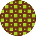 thumbnail image 1 of Ahgly Company Machine Washable Indoor Round Transitional Pistachio Green Area Rugs, 7' Round, 1 of 7