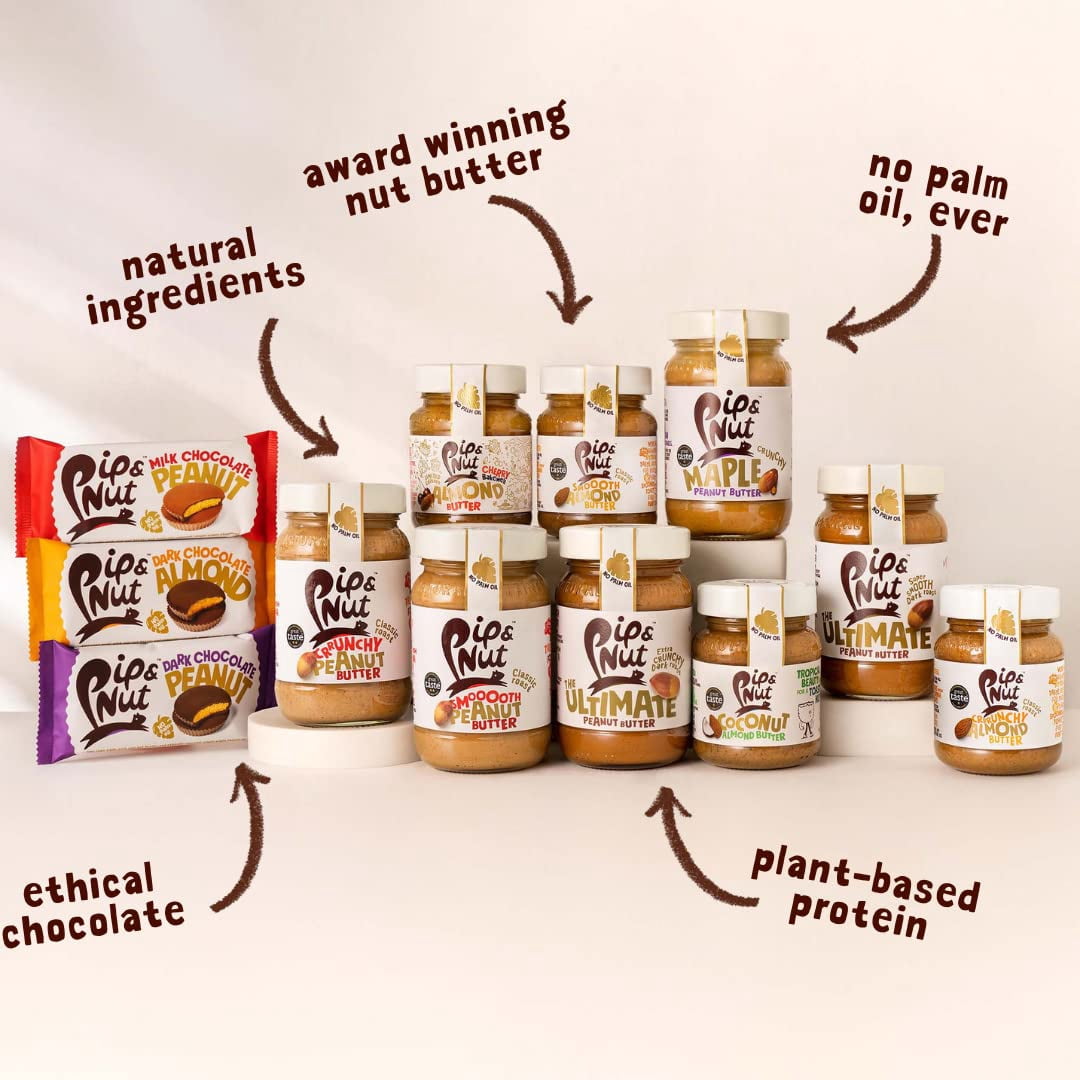 Pip & Nut Crunchy Peanut Butter 1Kg, Imported from Britain