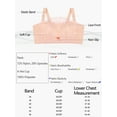 thumbnail image 6 of Unique Bargains Women's Plus Invisible Bandeau Bra Strapless Buckle Lift Bralette, 6 of 7