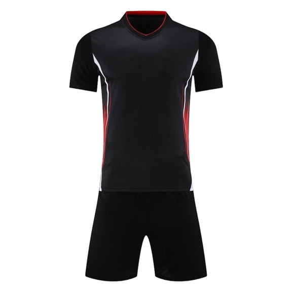 WAYUTE Boys Children's Football Uniform Set Quick Drying Sports Soccer Shirt for Kids Stretchy Short Sleeve Suit Casual Clothing Sets