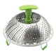 thumbnail image 1 of Cesta de vapor plegable de acero inoxidable para verduras, pescado y mariscos, 1 of 10