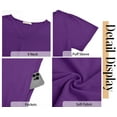 thumbnail image 6 of Fantaslook Summer Dresses for Women Short Sleeve V Neck Casual Shift Dress with Pockets, 6 of 8