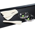 thumbnail image 5 of SYNGAR Electric Griddle, 35 x 9 inch Kitchen Nonstick Grilling Plate, 2000 Watt with Adjustable Thermostat and Grease Tray, Indoor/Outdoor Griddle for BBQ, Pancakes, Party, Black, D5547, 5 of 9