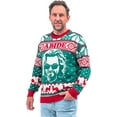 thumbnail image 4 of The Big Lebowski Dude Abide Marmot Bowling Ugly Christmas Sweater, 4 of 5