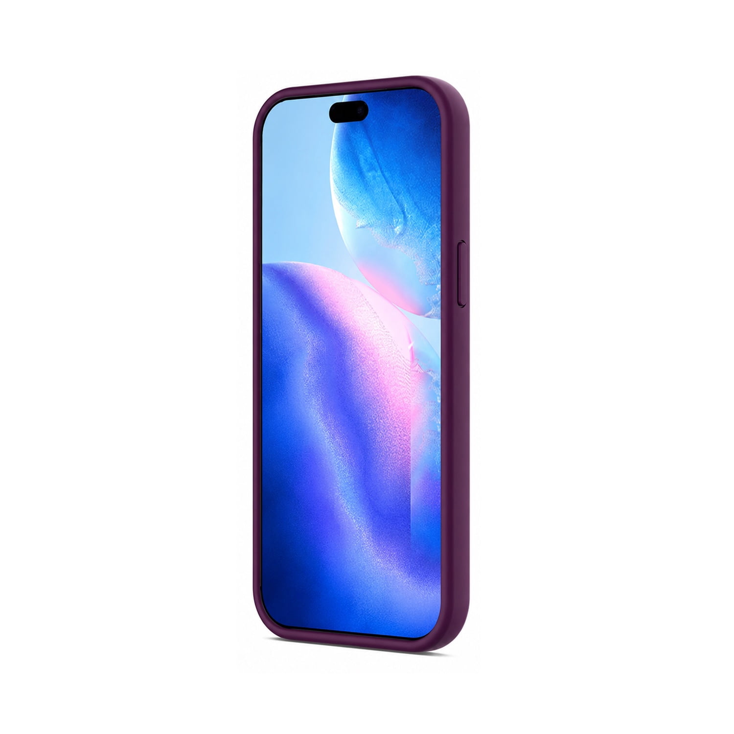 Flexible Silicone Wireless Charging Case for iPhone 17 Pro Max - Purple