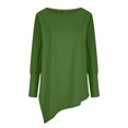 thumbnail image 4 of Birdeem Blouse Mode Décontractée Col Rond Manches Longues Confortable Couleur Unie pour Femmes, 4 of 10