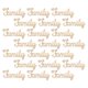 thumbnail image 1 of 50pcs Beige Handcrafted Wood Words for Crafts DIY Decor Family Letter Slices Ideal for Home Decoration, 1 of 4