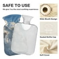 thumbnail image 4 of 2L Hot Water Bottle with Soft Velvet Cover PVC Hot Water Bag for Pain Relief Long-Lasting Warmth Flying Horses and Sheep, 4 of 8