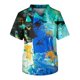 thumbnail image 1 of Fashion Men's Short Sleeve V Neck Printed Working Chest Pocket Carer Top L, 1 of 3
