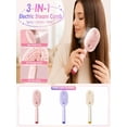 thumbnail image 6 of 2026 New Electric Steam Brush, Electric Steam Brushs for Hair, Rechargeable Steam Hair Straightener, Detangling Steam Brush for Short Hair, Reduce Frizz, Nourishes Hairs, Anti-Static, 6 of 8