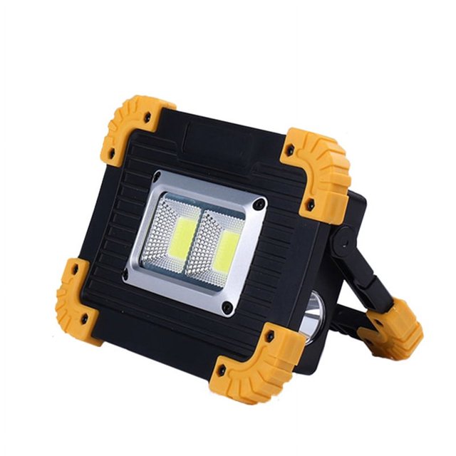 Luz Led Lámpara de camping LED COB Luz de trabajo de servicio de plástico regulable para accesorios Para estrenar
