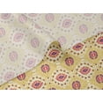 thumbnail image 6 of oneOone Velvet Yellow Fabric Abstract Traditional Sewing Material Print Fabric By The Yard 58 Inch Wide, 6 of 7