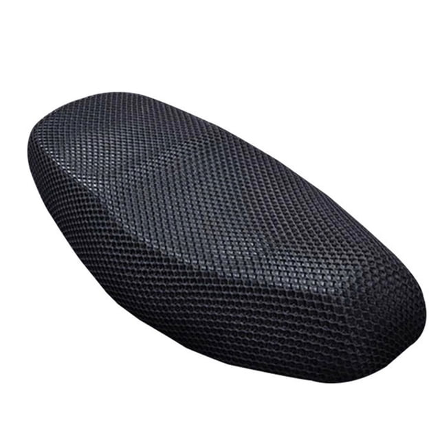 Scienceny Fundas de asiento de malla transpirable 3D para motocicleta, fundas para asientos de Scooter, duraderas, fáciles de instalar Gafas de moto