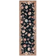 thumbnail image 2 of Safavieh Chelsea Cordelia Floral Runner Rug, Black/Brown, 2'6" x 8', 2 of 10