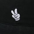 thumbnail image 3 of Gorra de Béisbol Negra Sin Estructura con Guante de Mickey Mouse de Disney, 3 of 7