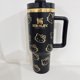 thumbnail image 1 of Hello Kitty Vaso Stanley aislado genérico, 1 juego de vaso de 40 onzas con asa y tapa de popote, taza aislada reutilizable de acero inoxidable para botella de agua, vaso de 40 onzas con asa, 1 of 3