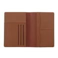 thumbnail image 2 of Unique Bargains 1 Pc Passport Holder Solid Extensive Card Slots Passport Sleeve Brown, 2 of 5