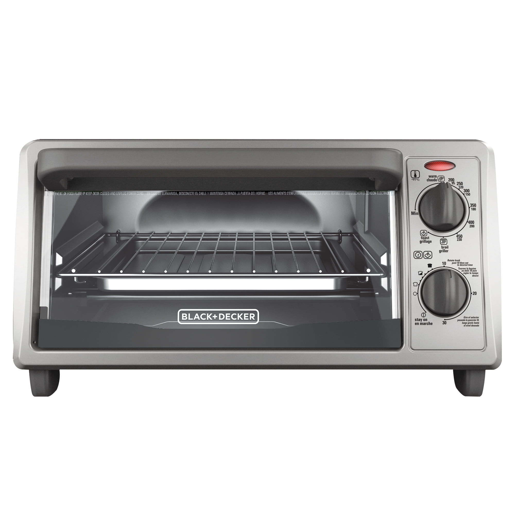 Black & Decker™ 4-Slice Toaster Oven fits 9 Pizza