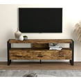 thumbnail image 3 of Safdie & Co. 59"L 3-Drawers 1-Shelf TV Stand in Brown Reclaimed Wood, 3 of 4
