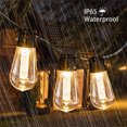 thumbnail image 4 of Guirnalda de luces LED solares para exteriores, IP65, resistente al agua, bombilla Edison, estilo retro, vintage, para Navidad, decoración de fiestas en el jardín, lámpara de hadas, 4 of 5