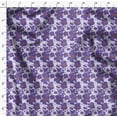 thumbnail image 4 of Soimoi Floral Printed, Polyester Fleece, Fabric by The Yard Sewing DIY Stretch Fabric 56 Inches Wide, WarmFabric for Hats, Coats, Gloves, Blankets, Lavender, 4 of 6