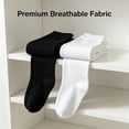 thumbnail image 6 of TELOLY 3Pairs Thigh High Socks,Over the Knee Socks Thigh High Socks for Women,Anti-Slip & Sweat-Absorb Long Socks for Women,Combination1, 6 of 7