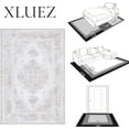 thumbnail image 7 of Area Rug 6x9 Living Room Rug, Machine Washable Vintage Distressed Medallion Rug Non-Slip Soft Low Pile Large Indoor Rugs for Bedroom Kitchen Dining Room Office, 7 of 7