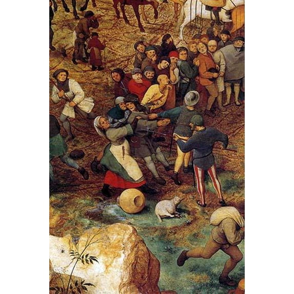 Procession to Cavalry - Detail-Fine art canvas print (20" x 30")