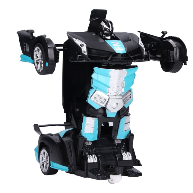 Robot transformable de coche RC, coche de control remoto 1:18 Robot transformable de coche RC Juguete meticulosamente diseñado