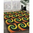 thumbnail image 2 of Ahgly Company Indoor Rectangle Patterned Caramel Brown Novelty Area Rugs, 5' x 7', 2 of 6