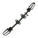 thumbnail image 5 of Soporte de montaje de estribo Aleación de metal Reemplazo negro para XR CRF 50 125 Siler SDG SSR Pit Bike, 5 of 5
