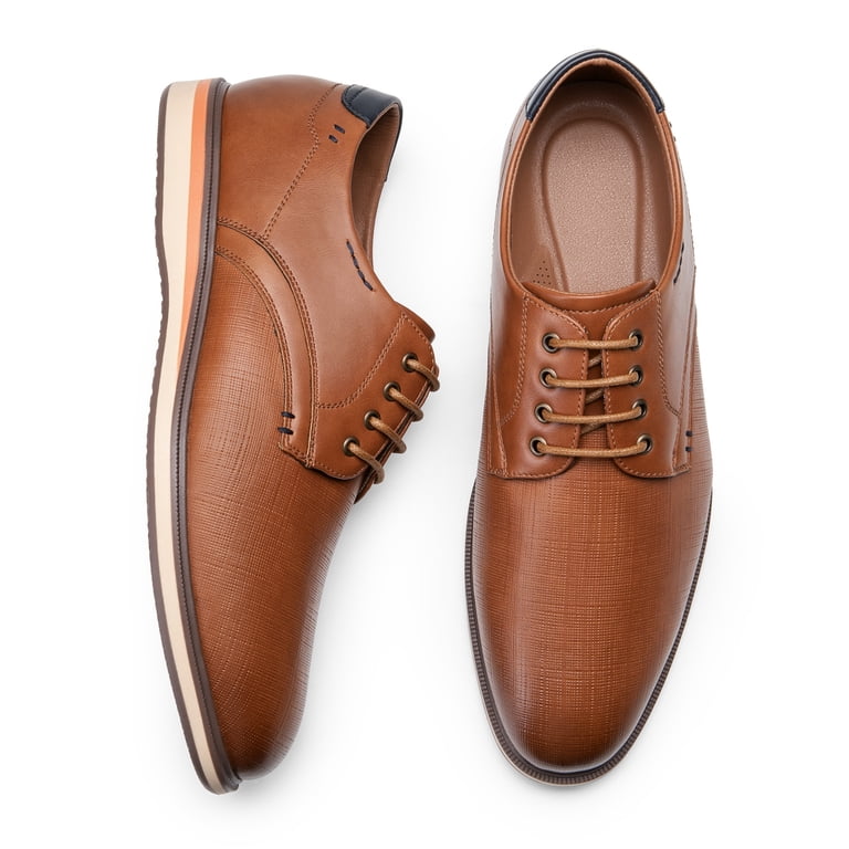 BURUDANI Men's Crossflex Dress Sneakers Casual Oxford Formal Shoes -  Walmart.com