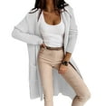 thumbnail image 2 of Vedolay Tops for Women Casual Long Sleeve Coat with Fringe Rhinestones Casual Jacket,White XXL, 2 of 3