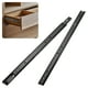 thumbnail image 1 of Uxcell 1-Par de Deslizadores de Cajón de Cierre Suave, 15.7" Deslizadores de Cajón de Bola de Extensión Completa 2 Pliegue 55lb [Negro], 1 of 7