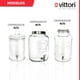 thumbnail image 5 of Dispensador de Bebidas, Dispensador Vitrolero de Agua, Vitrolero de Vidrio con Tapa de Clip, 8 Litros, 5 of 5