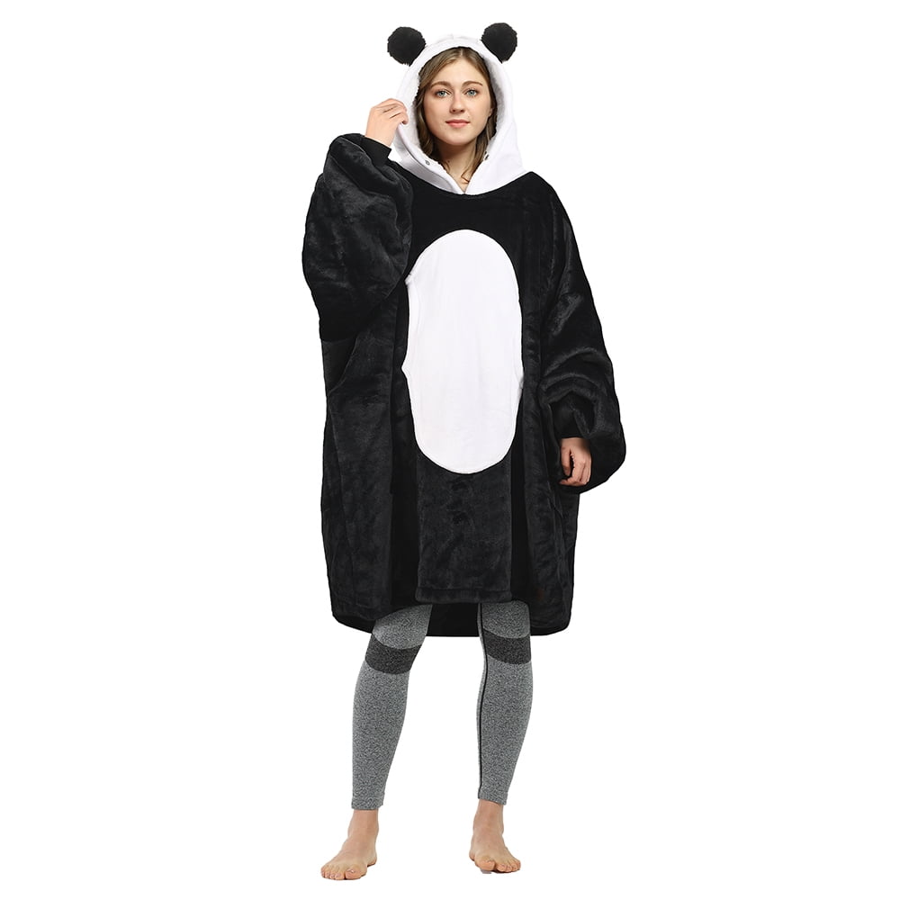 Catalonia Oversized Hoodie Blanket Sweatshirt, Comfortable Sherpa Giant