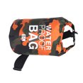 thumbnail image 3 of Yuarrent Bolsa de natación impermeable de 15/20L/30L, de saco seco, colores de camuflaje, pesca, canotaje, kayak, almacenamiento, bolsa de Deportes acuáticos camuflaje naranja 19x40cm, 3 of 6