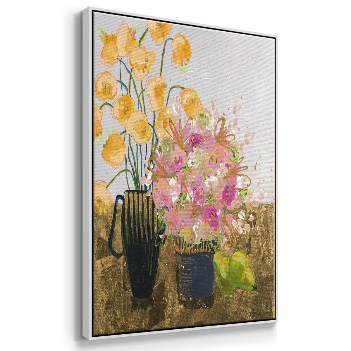 Not So Still Life Framed Premium Gallery Wrapped Canvas - Ready to Hang