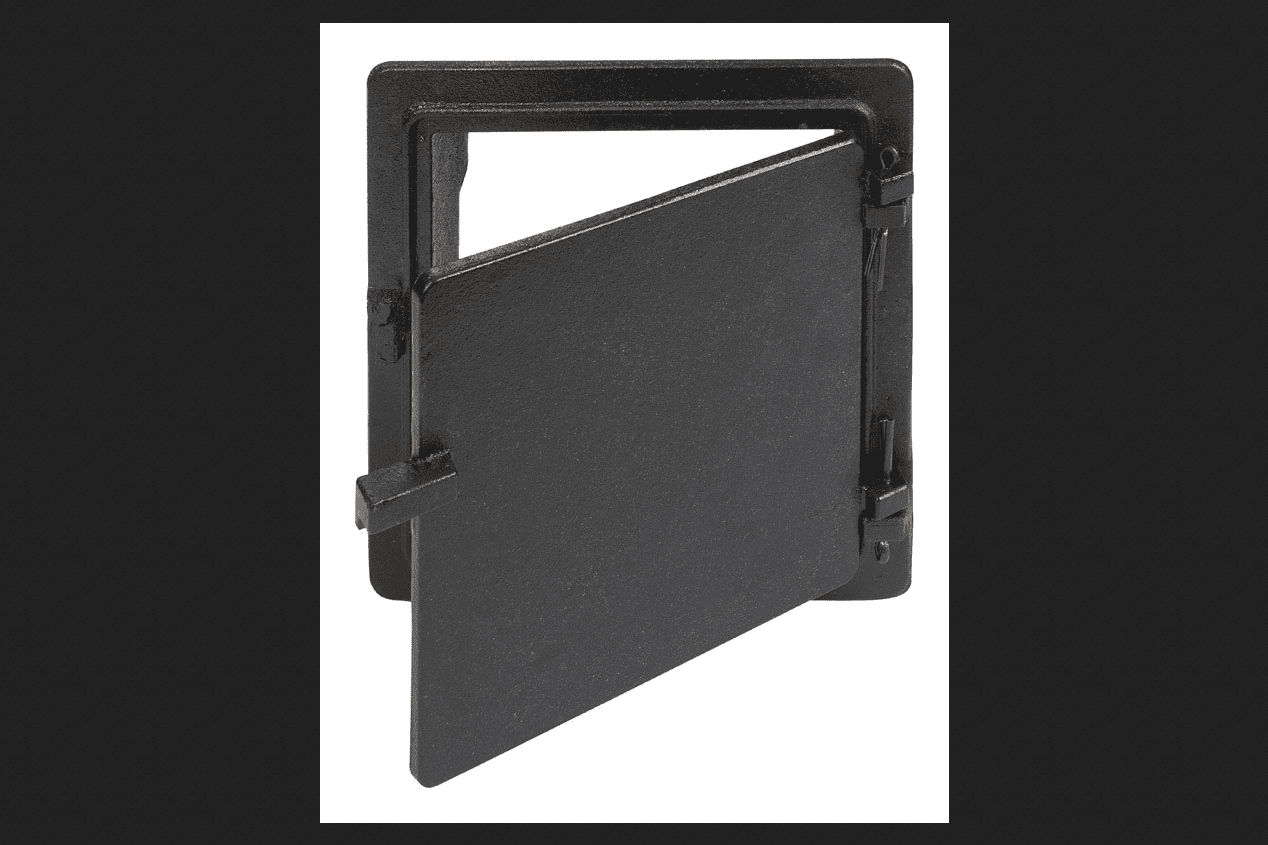 Vestal Galvanized Cast Iron Cleanout Door Indoor and Outdoor