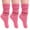 Hot Pink, variant on Lightweight Slouch Socks for Women Extra Thin Hot Pink Cotton Socks 3 Pairs Size 9-11