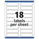 thumbnail image 3 of Carpeta de archivos Avery 8425, XL, corte 1/3, 450 unidades, color blanco, 3 of 8