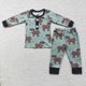 thumbnail image 4 of Ropa de dormir para niños, conjuntos de camisa de pan de jengibre, Top, pantalones verdes, ropa de moda, invierno, Navidad, venta al por mayor, 4 of 4