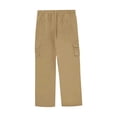 thumbnail image 5 of CIENVNSTG Lightweight Breathable Solid Multi‑Pocket Cargo Pants Mens Elastic Waist Straight Leg Casual Outdoor Work Daily And Vacation Wear Trousers Khaki L, 5 of 7