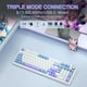 thumbnail image 2 of Teclado mecánico inalámbrico AULA F99 Pro con botón RGB Backli, 2 of 9